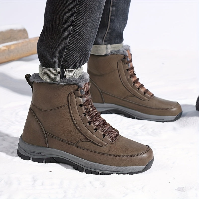 Kendall | Waterproof Fleece-Lined Lace-Up Winter Boots