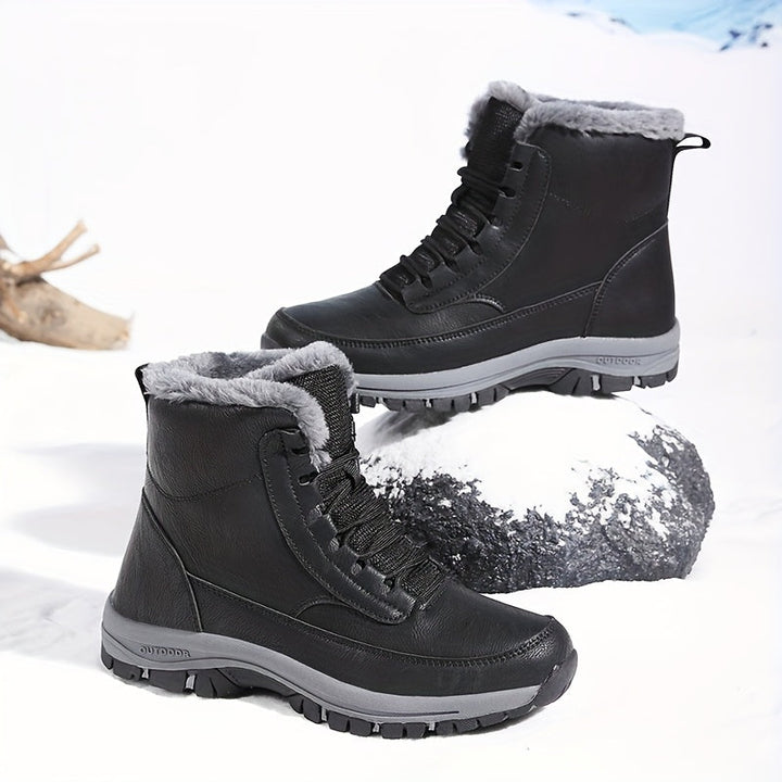 Kendall | Waterproof Fleece-Lined Lace-Up Winter Boots