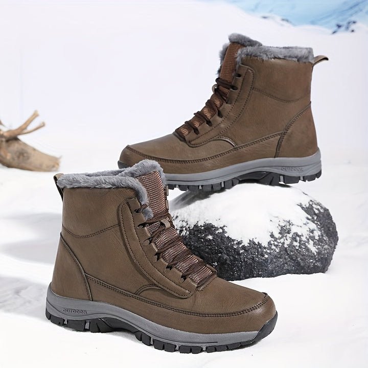 Kendall | Waterproof Fleece-Lined Lace-Up Winter Boots