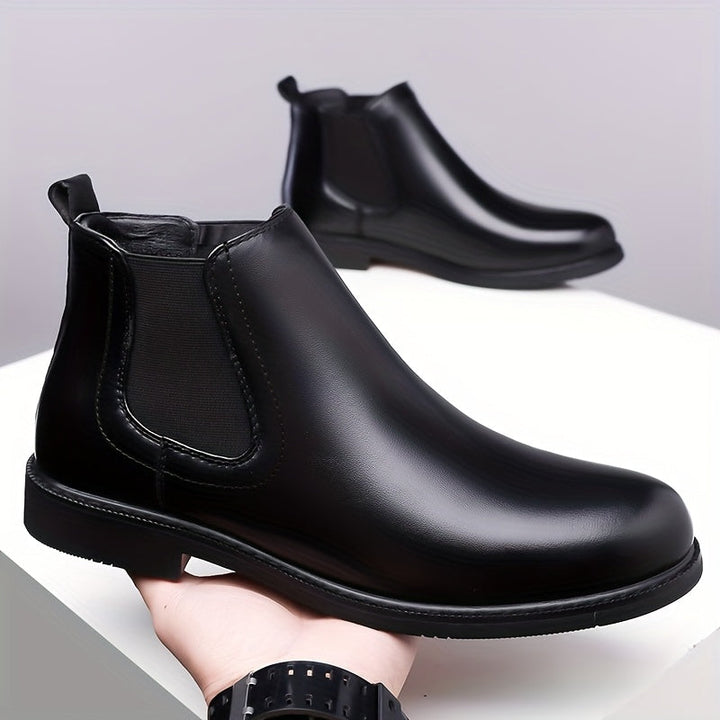 Grady | Dark Brown Slip-On Chelsea Boots