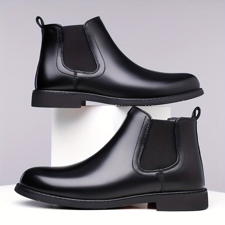 Grady | Dark Brown Slip-On Chelsea Boots