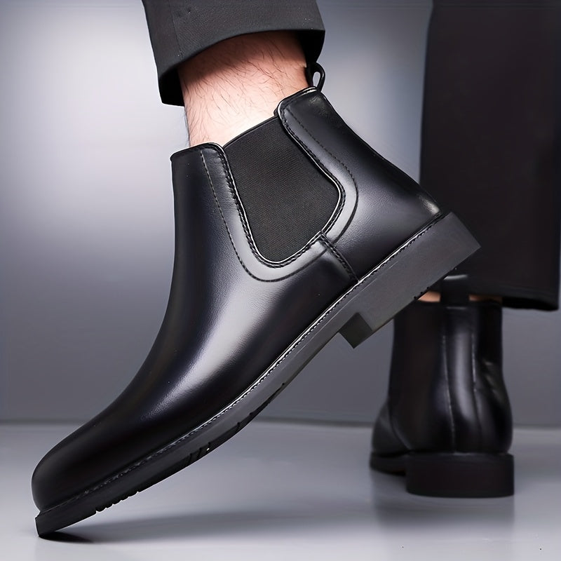 Grady | Dark Brown Slip-On Chelsea Boots