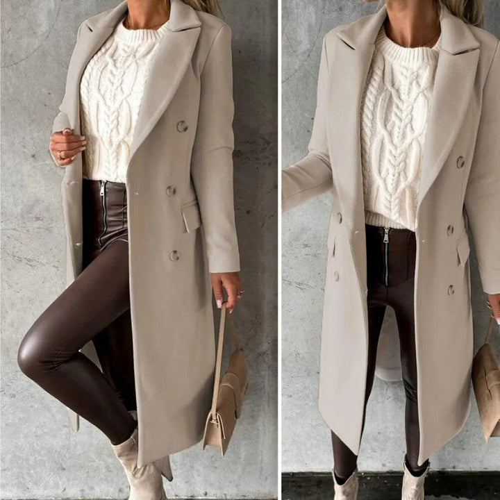 Neve | Double-Breasted Long Tailored Winter Coat