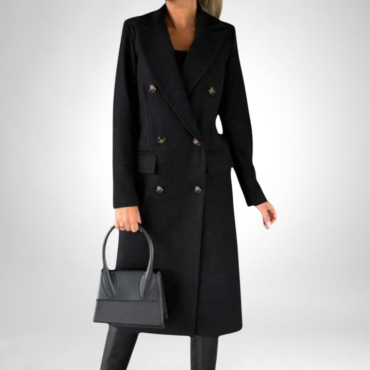 Neve | Double-Breasted Long Tailored Winter Coat