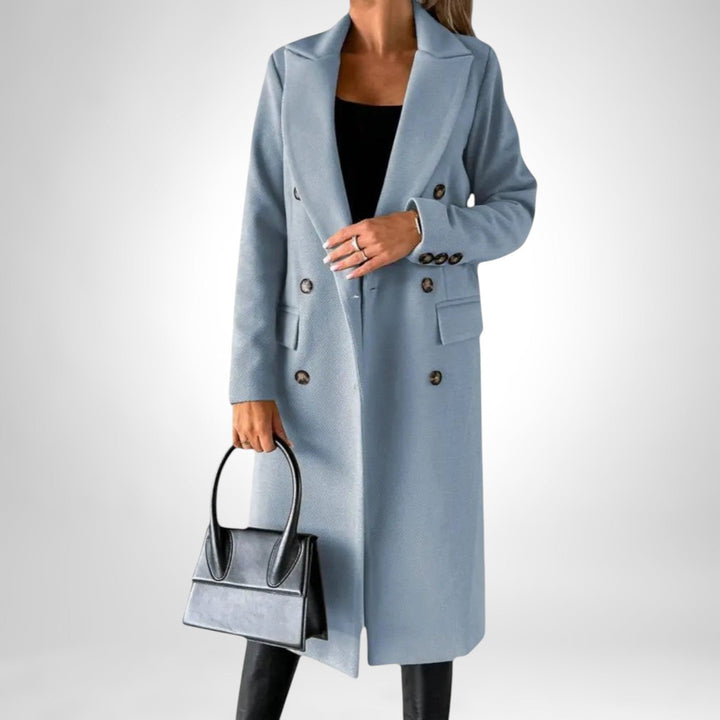 Neve | Double-Breasted Long Tailored Winter Coat