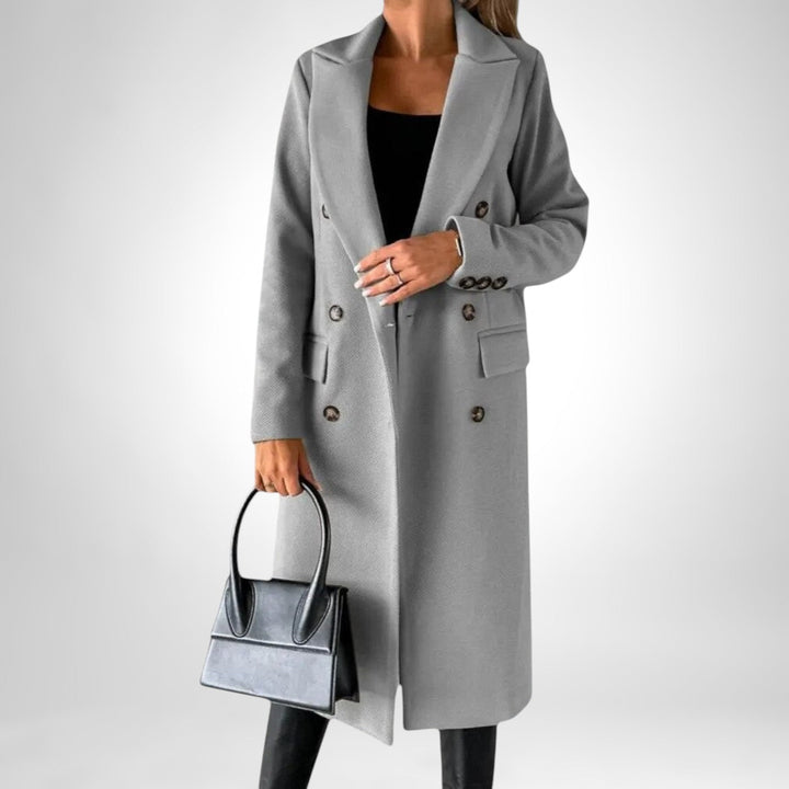 Neve | Double-Breasted Long Tailored Winter Coat