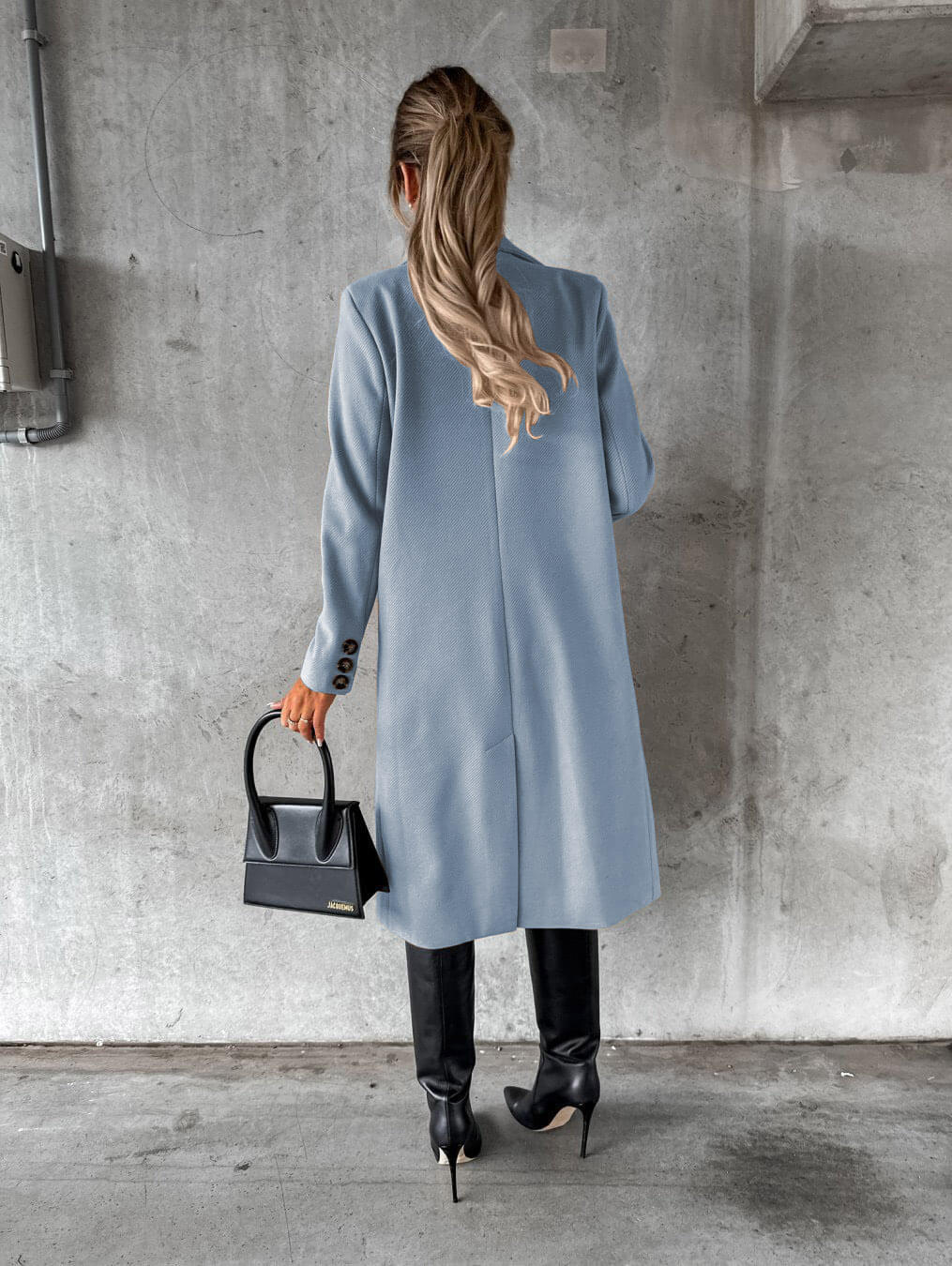 Neve | Double-Breasted Long Tailored Winter Coat