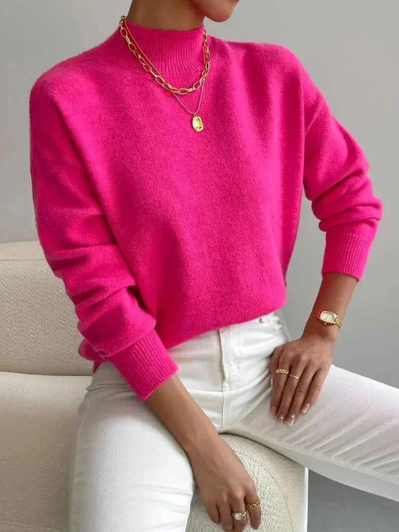 Gisela | Classic Turtleneck Knit Sweater