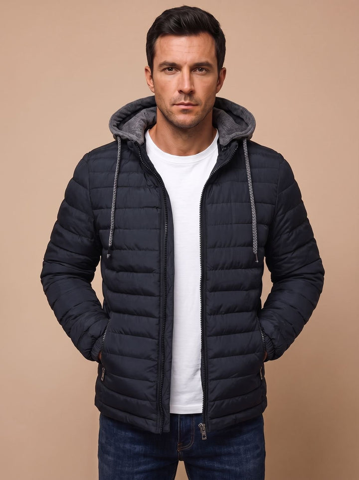 Hayes | Lightweight Quilted Hooded Puffer Jacket