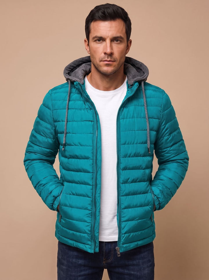 Hayes | Lightweight Quilted Hooded Puffer Jacket