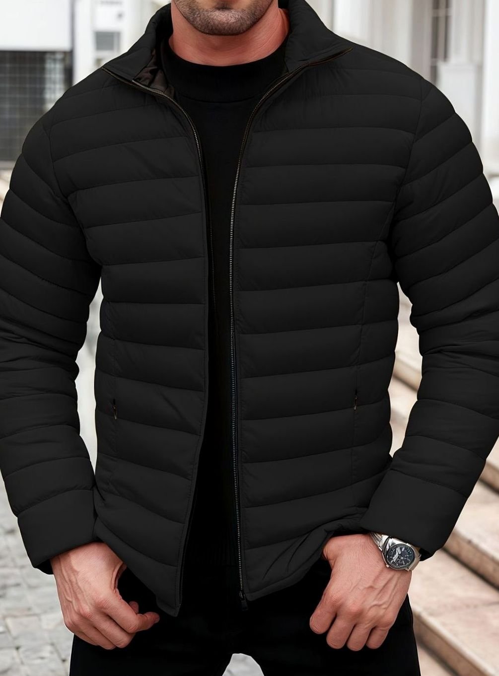 Jett | Lightweight Quilted Zip-Up Puffer Jacket