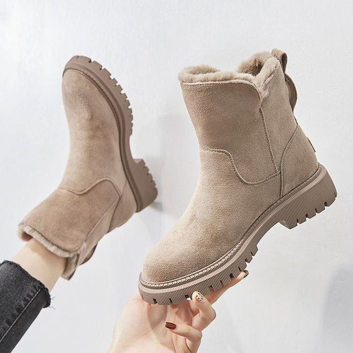Lola | Waterproof Fleece-Lined Slip-On Winter Boots