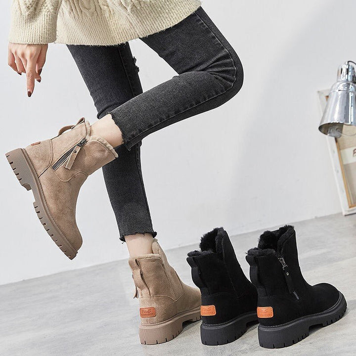 Lola | Waterproof Fleece-Lined Slip-On Winter Boots