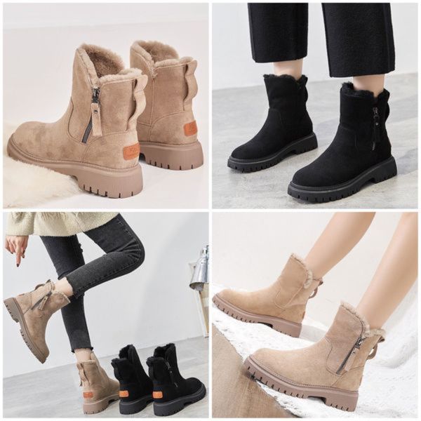 Lola | Waterproof Fleece-Lined Slip-On Winter Boots