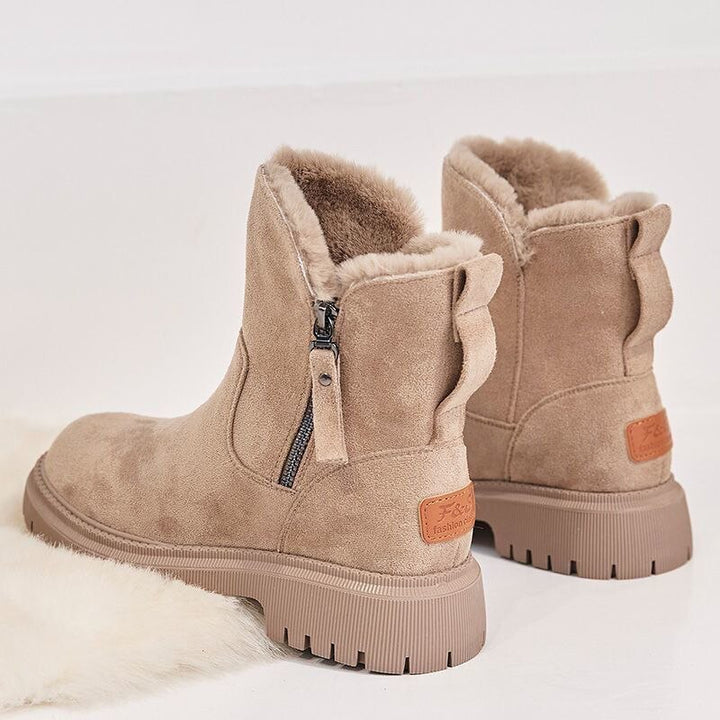 Lola | Waterproof Fleece-Lined Slip-On Winter Boots
