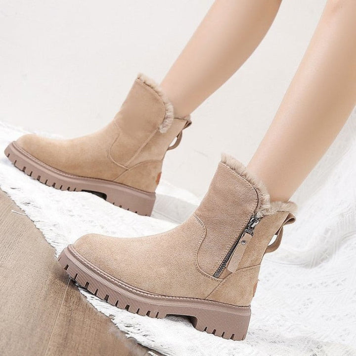 Lola | Waterproof Fleece-Lined Slip-On Winter Boots