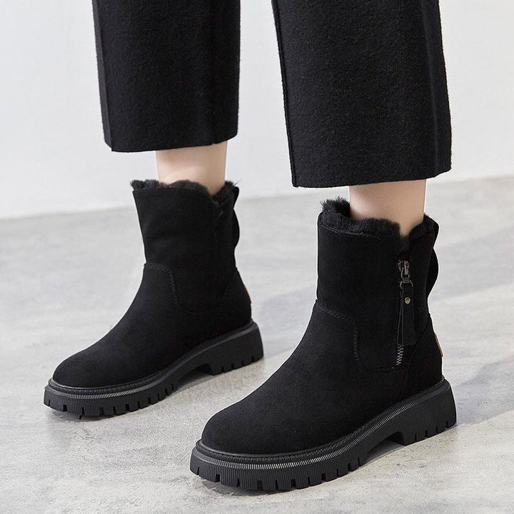 Lola | Waterproof Fleece-Lined Slip-On Winter Boots