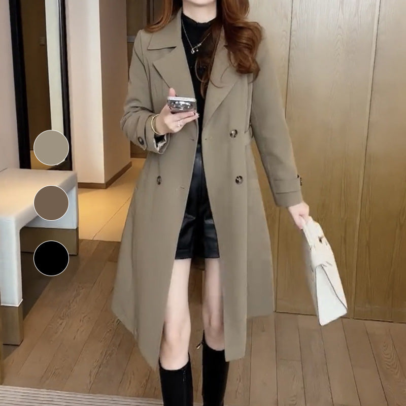 Celia | Belted Fitted Trench Coat
