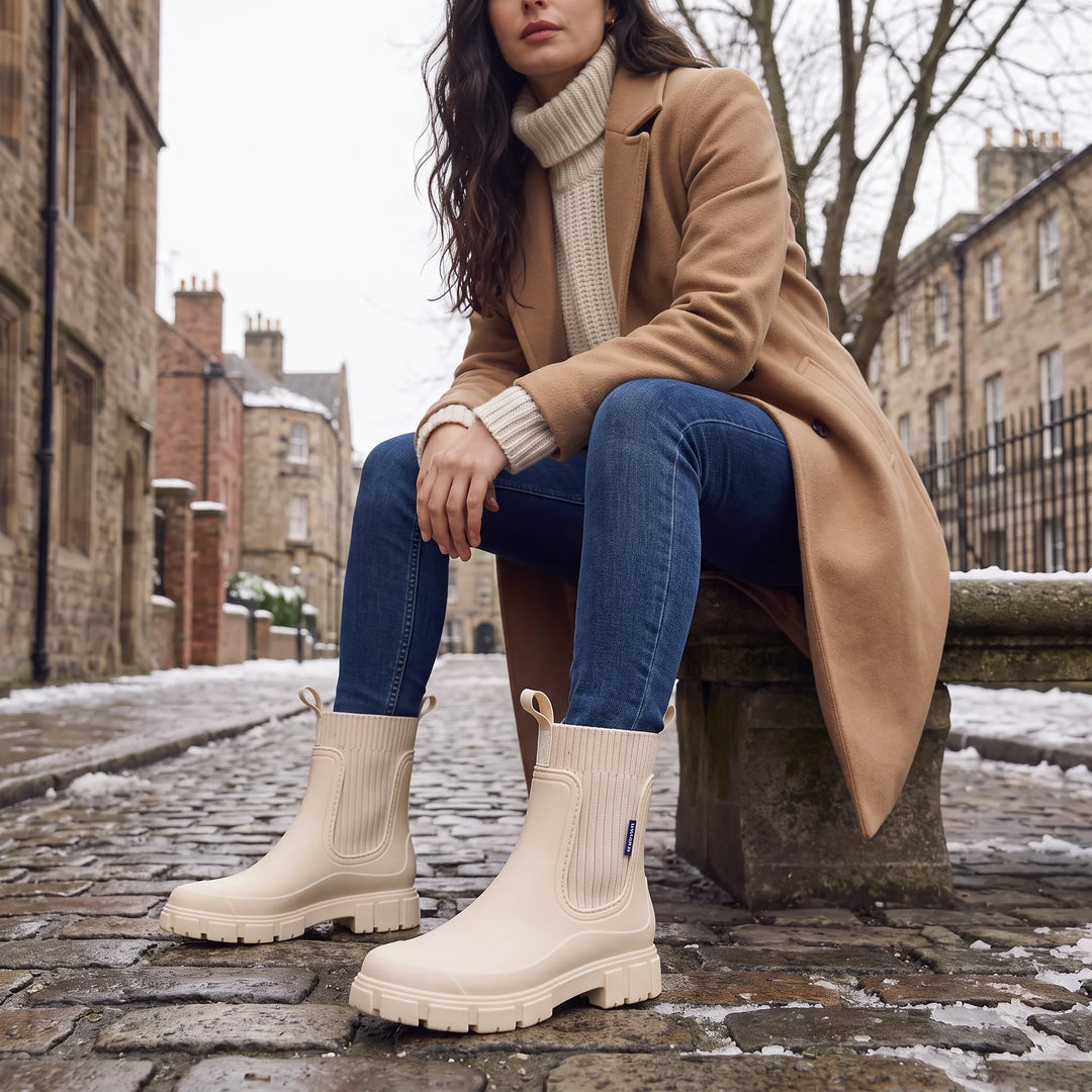 Marlowe | Waterproof Chelsea Ankle Boots with Chunky Lug Sole