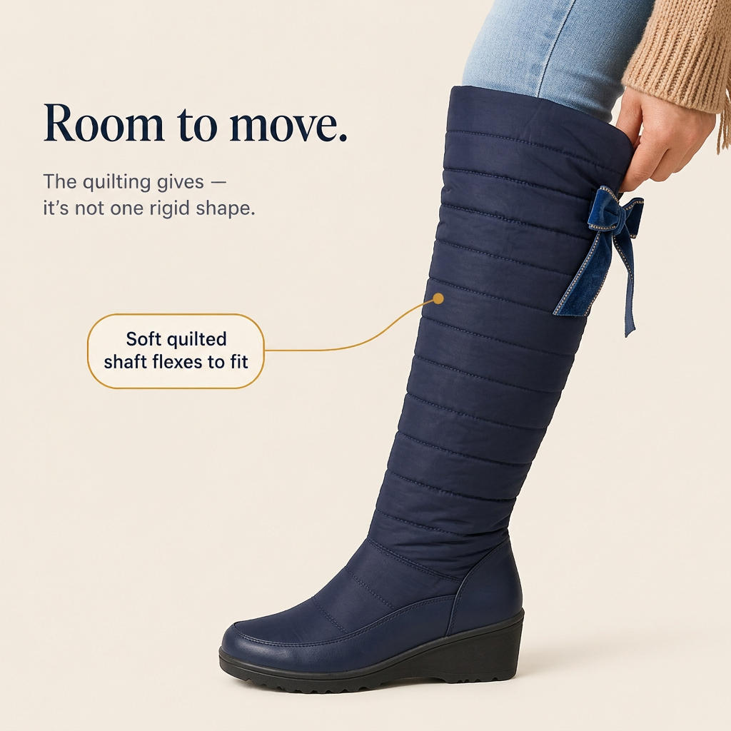 Georgie | Waterproof Quilted Over-the-Knee Winter Boots