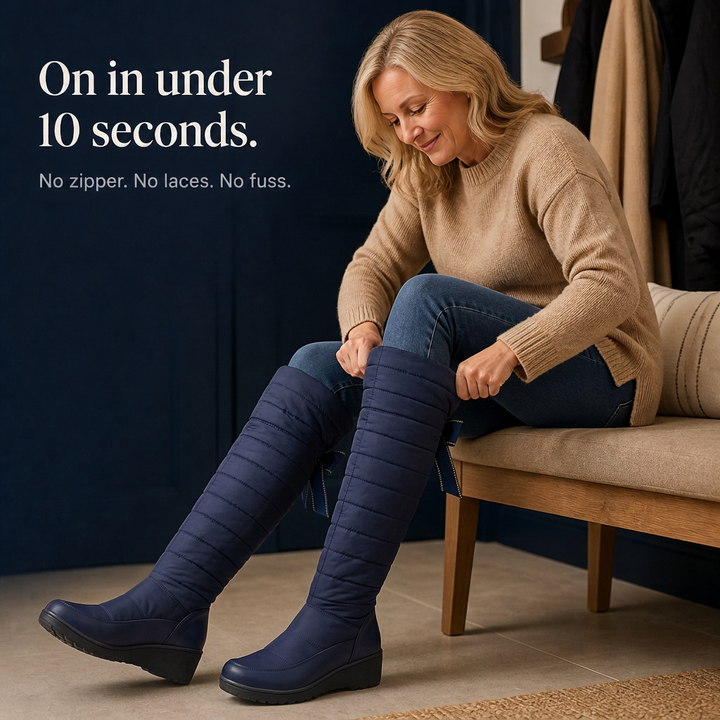 Georgie | Waterproof Quilted Over-the-Knee Winter Boots