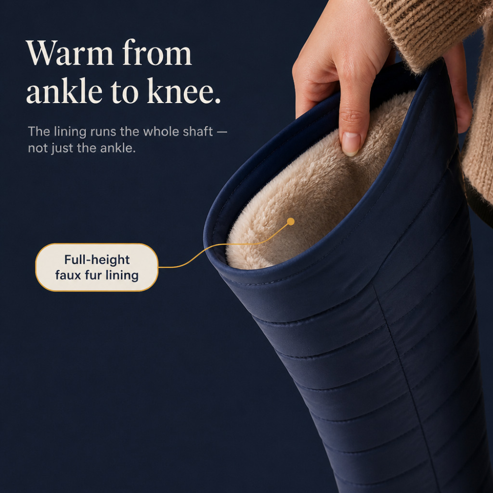 Georgie | Waterproof Quilted Over-the-Knee Winter Boots