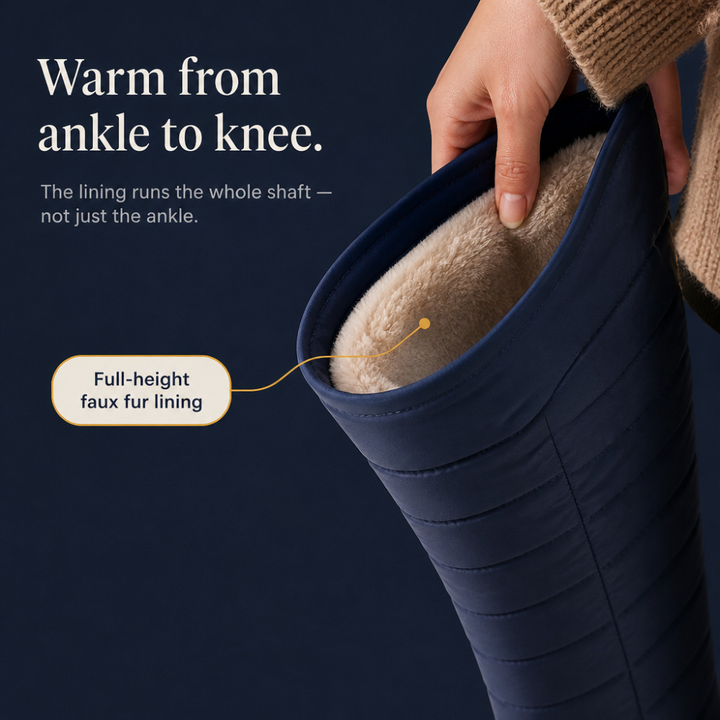 Georgie | Waterproof Quilted Over-the-Knee Winter Boots
