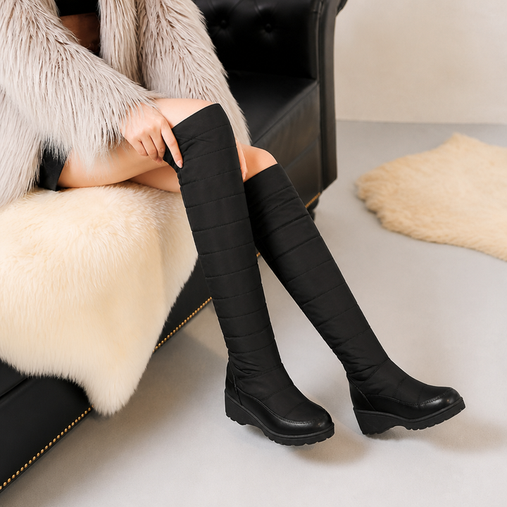 Georgie | Waterproof Quilted Over-the-Knee Winter Boots