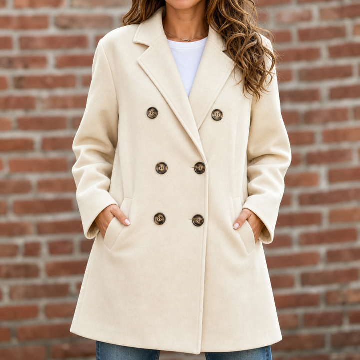 Juliet | Double-Breasted Longline Peacoat
