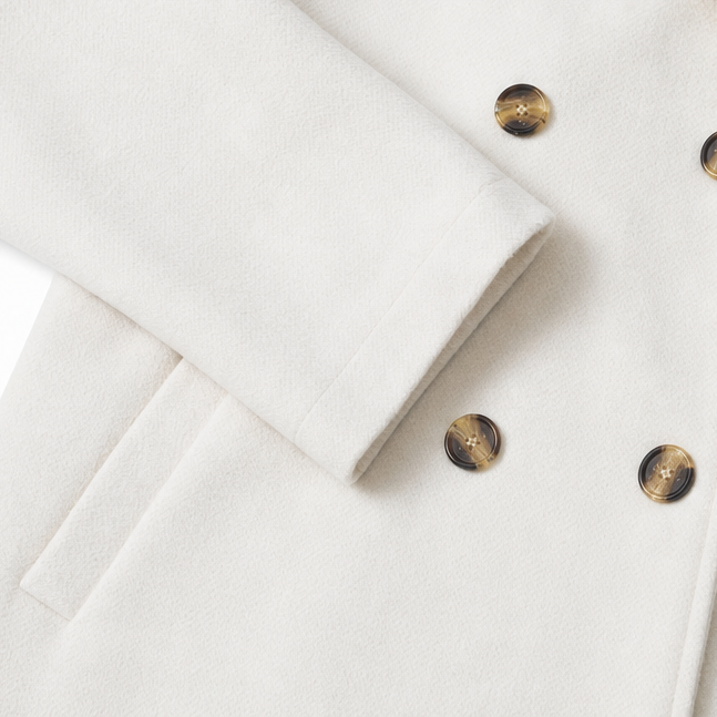 Juliet | Double-Breasted Longline Peacoat