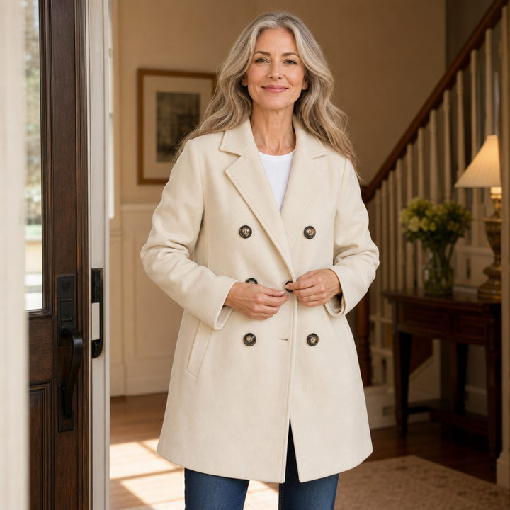 Juliet | Double-Breasted Longline Peacoat