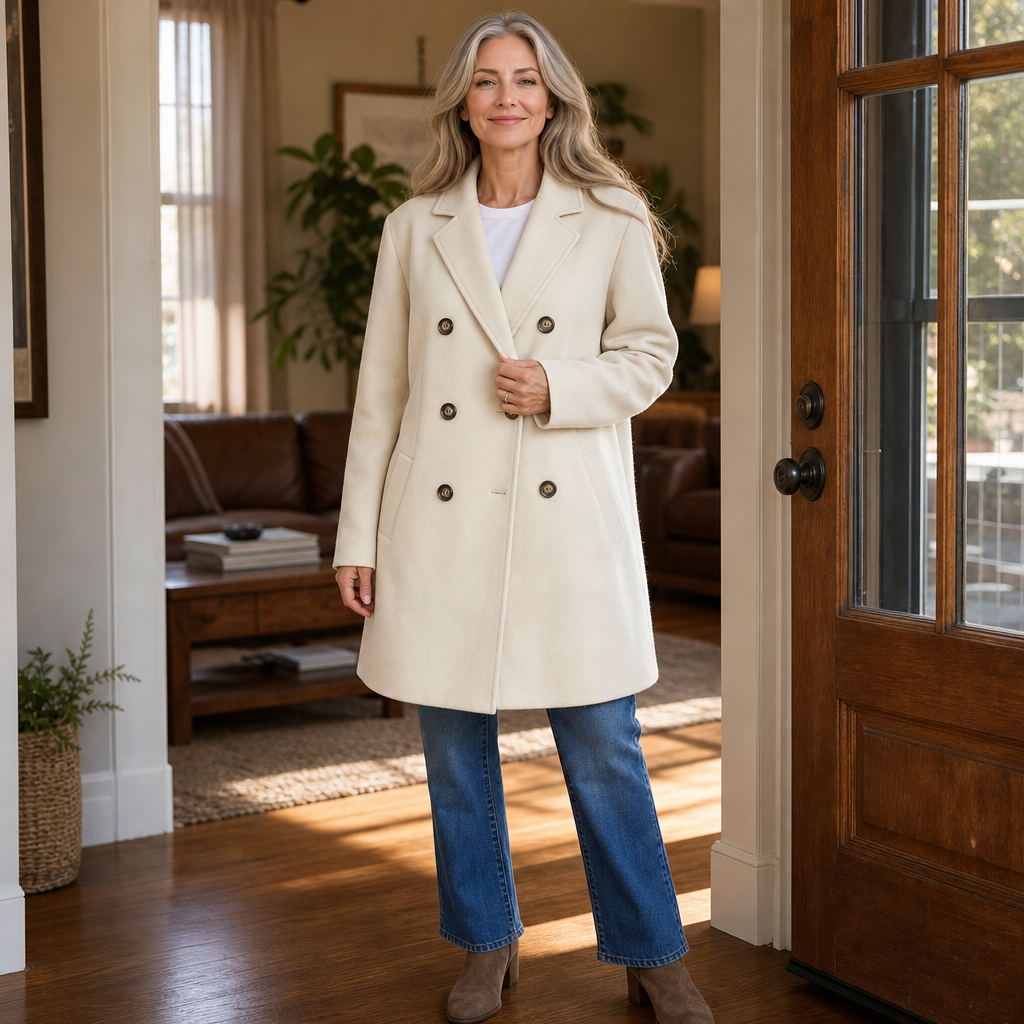 Juliet | Double-Breasted Longline Peacoat