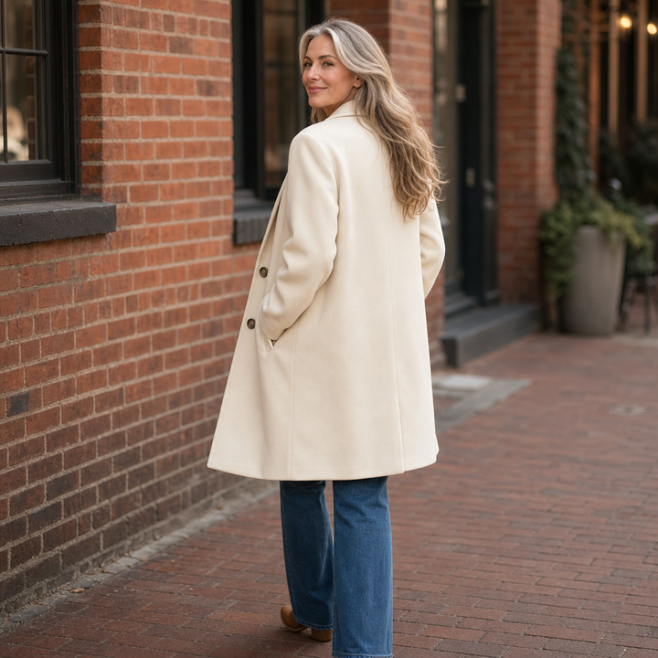 Juliet | Double-Breasted Longline Peacoat