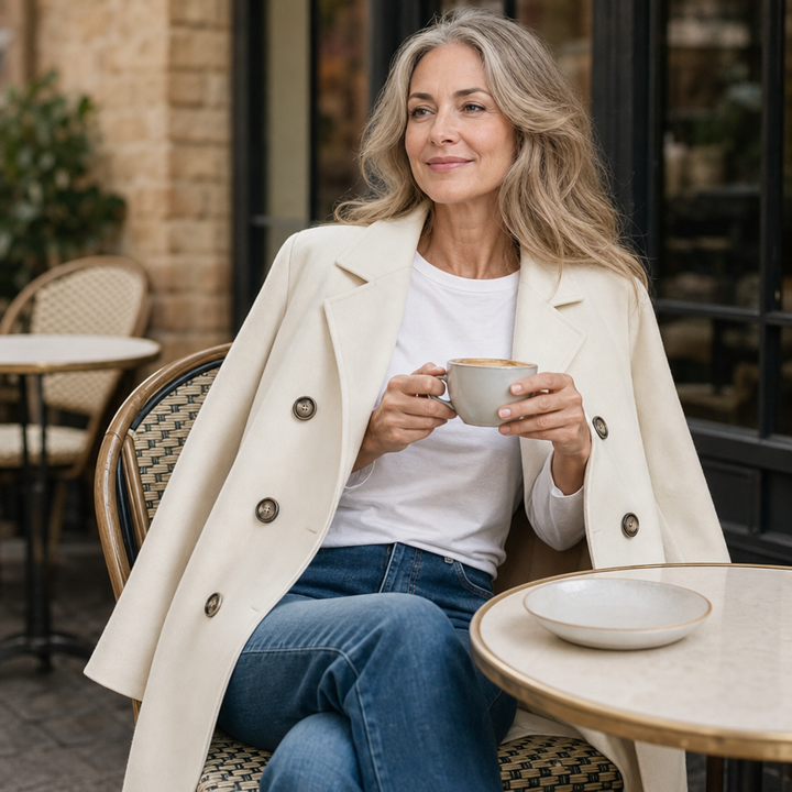 Juliet | Double-Breasted Longline Peacoat