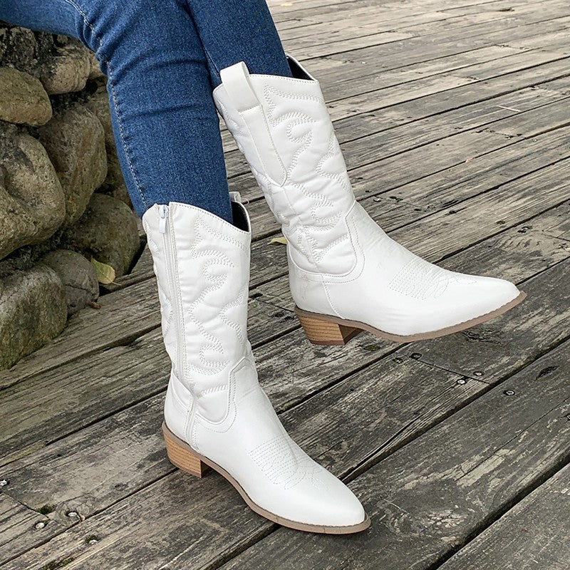 Oakley | Metallic Finish Western Cowboy Boots