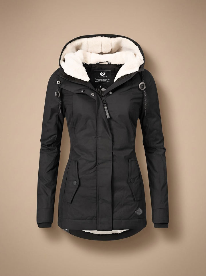 Paisley | Fleece-Lined Waterproof Hooded Zip-Up Jacket