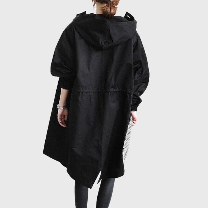 Giulia | Hooded Waterproof Relaxed-Fit Long Trench Coat