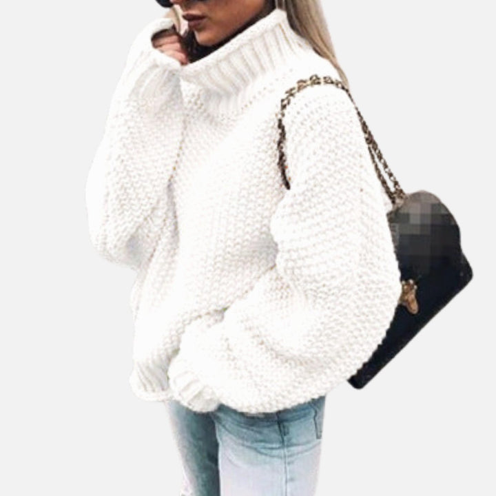 Georgina | Oversized Chunky Turtleneck Knit Sweater
