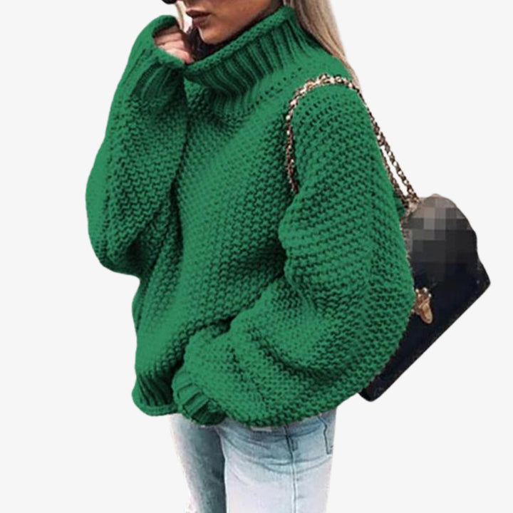 Georgina | Oversized Chunky Turtleneck Knit Sweater