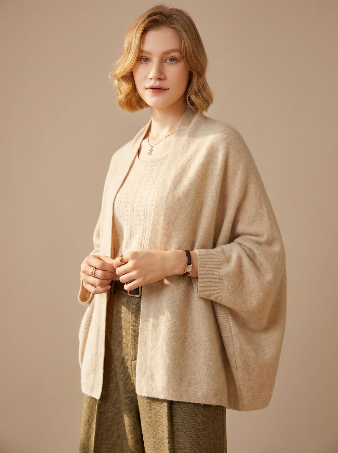 Theresa | Faux Cashmere Oversized Wrap Scarf