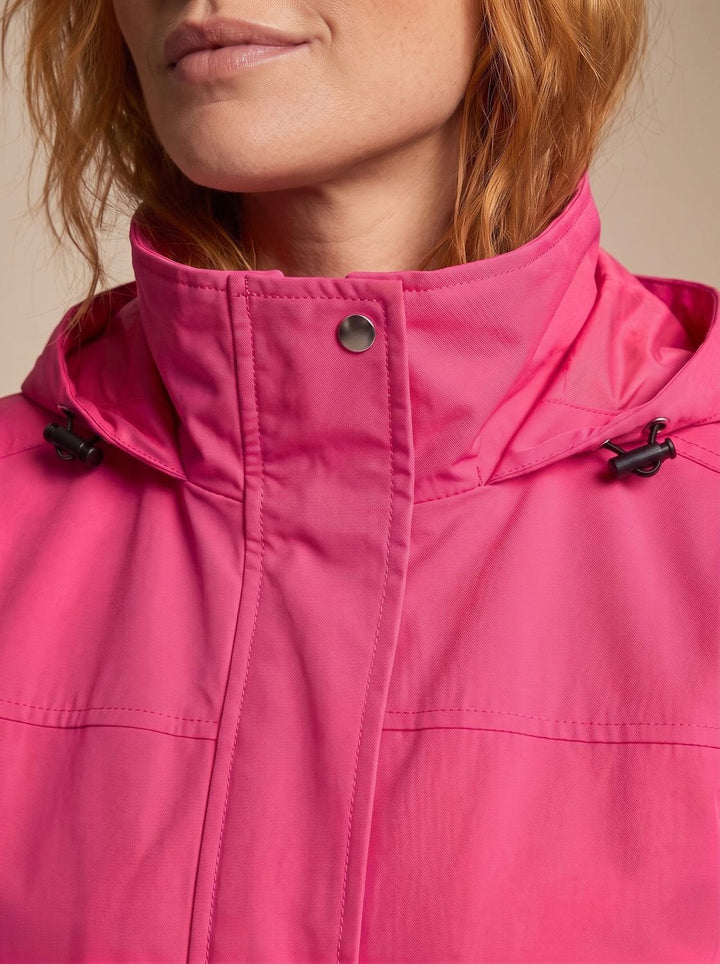 Skye | Water-Resistant Hooded Drawstring Parka Coat