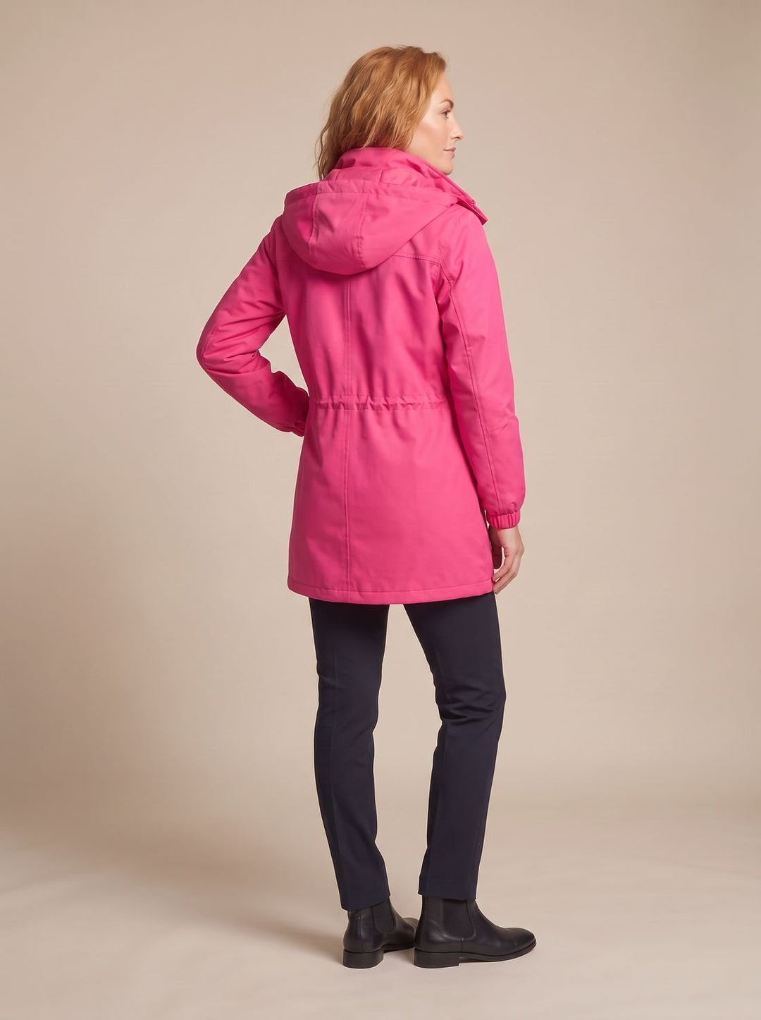 Skye | Water-Resistant Hooded Drawstring Parka Coat