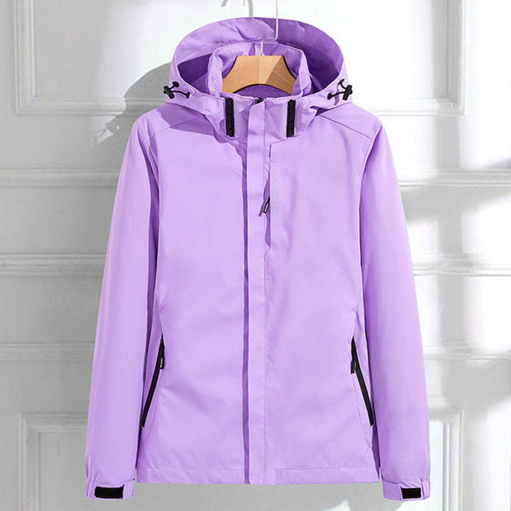 Celine | Waterproof Rain Jacket with Removable Hood