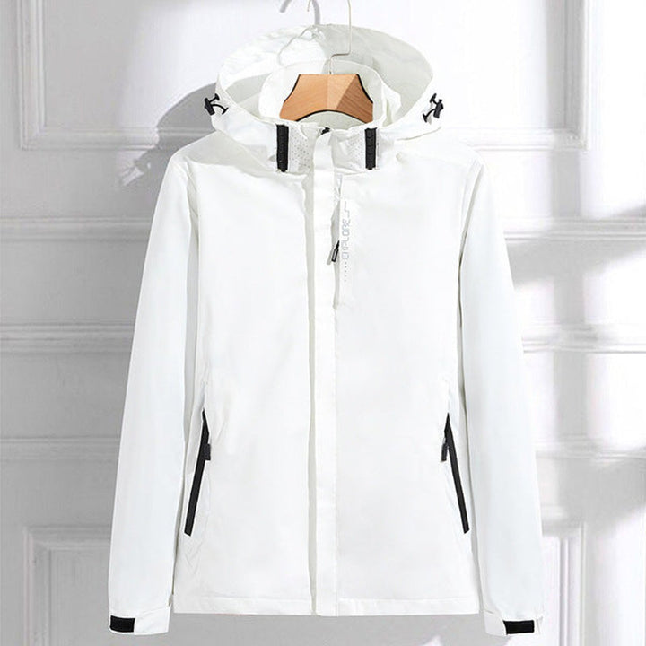 Celine | Waterproof Rain Jacket with Removable Hood