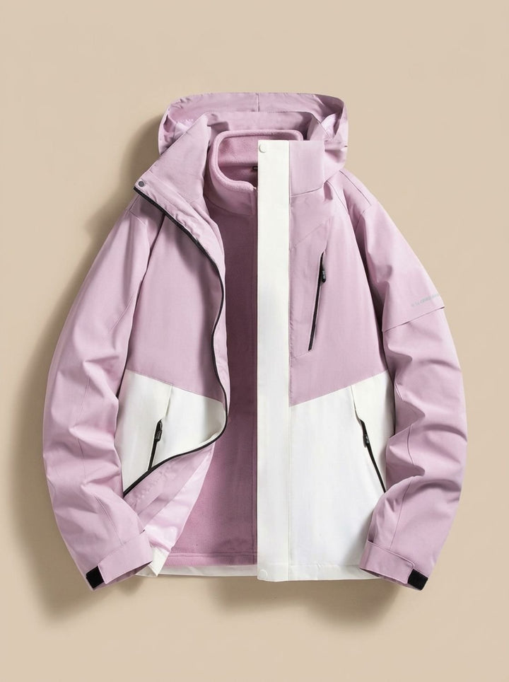 Kristen | Waterproof Fleece-Lined Winter Jacket with Detachable Hood
