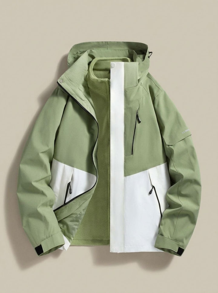 Kristen | Waterproof Fleece-Lined Winter Jacket with Detachable Hood