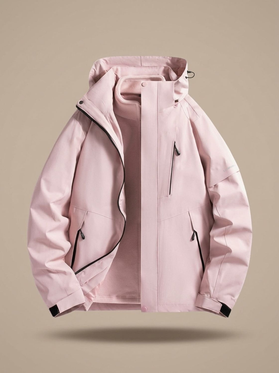 Kristen | Waterproof Fleece-Lined Winter Jacket with Detachable Hood