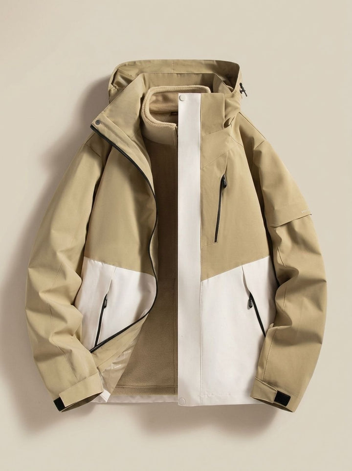 Kristen | Waterproof Fleece-Lined Winter Jacket with Detachable Hood