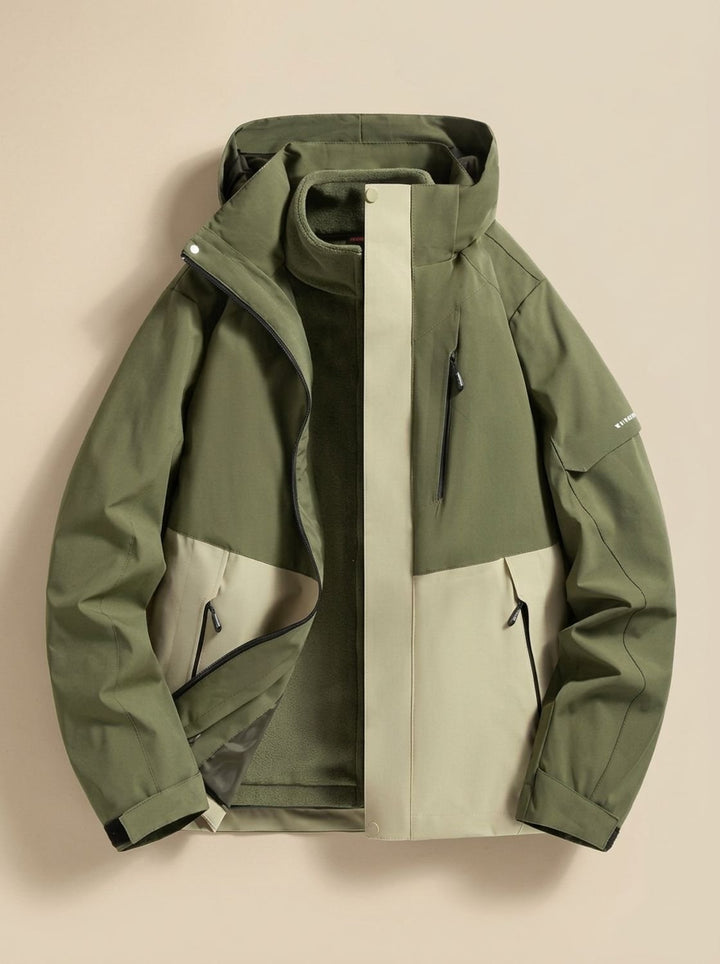 Kristen | Waterproof Fleece-Lined Winter Jacket with Detachable Hood