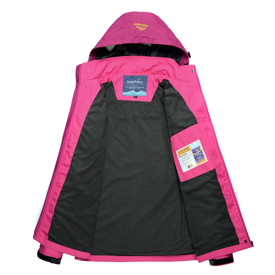 Margo | Waterproof Two-Tone Hooded Shell Jacket